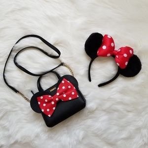 Kate Spade Disney Minnie Mouse Bow Crossbody Purse